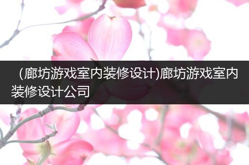 （廊坊游戏室内装修设计)廊坊游戏室内装修设计公司