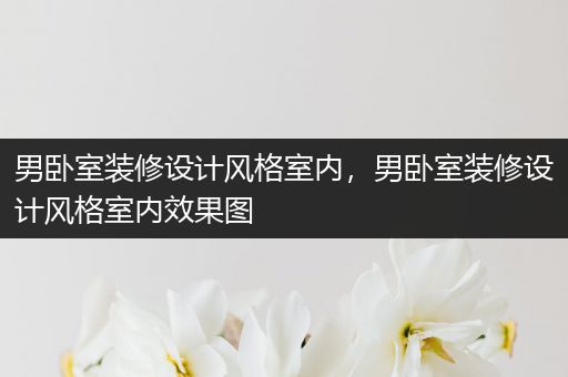 男卧室装修设计风格室内，男卧室装修设计风格室内效果图