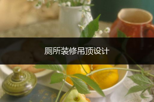 厕所装修吊顶设计