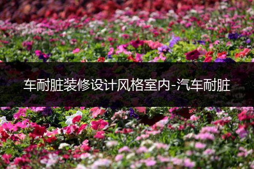 车耐脏装修设计风格室内-汽车耐脏