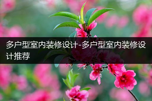 多户型室内装修设计-多户型室内装修设计推荐