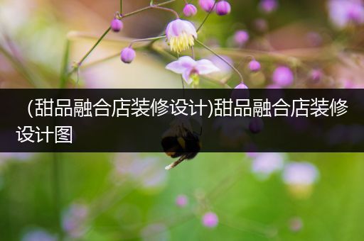 （甜品融合店装修设计)甜品融合店装修设计图
