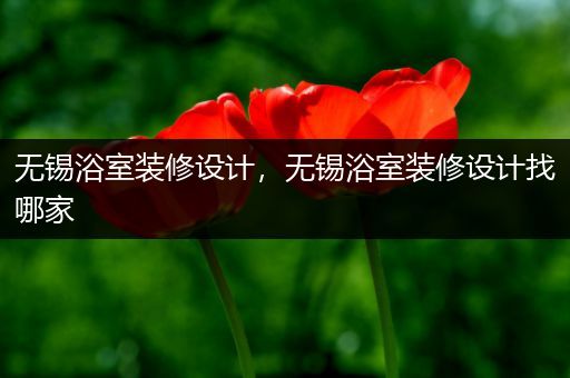 无锡浴室装修设计，无锡浴室装修设计找哪家