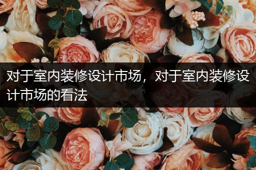 对于室内装修设计市场，对于室内装修设计市场的看法