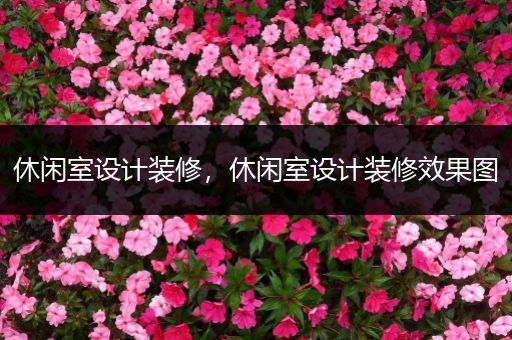 休闲室设计装修，休闲室设计装修效果图