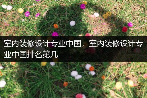 室内装修设计专业中国，室内装修设计专业中国排名第几
