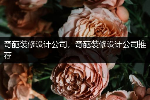 奇葩装修设计公司，奇葩装修设计公司推荐