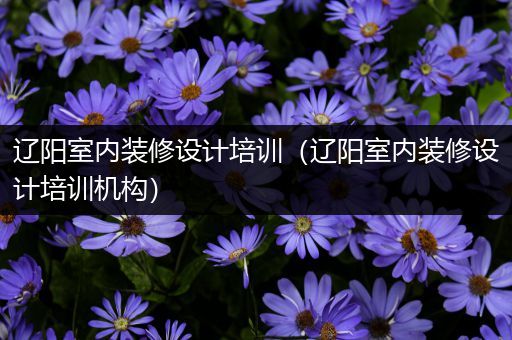 辽阳室内装修设计培训（辽阳室内装修设计培训机构）
