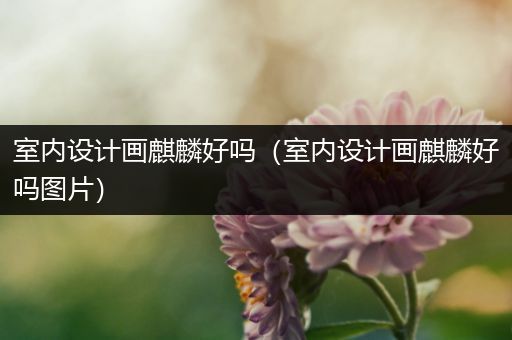 室内设计画麒麟好吗（室内设计画麒麟好吗图片）