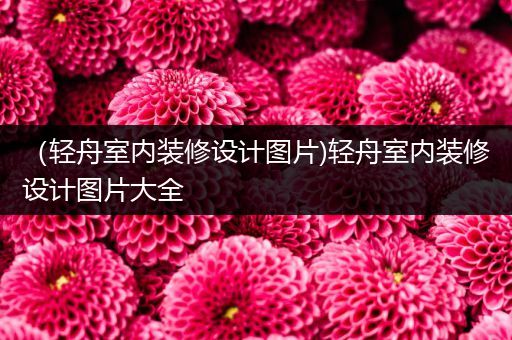 （轻舟室内装修设计图片)轻舟室内装修设计图片大全